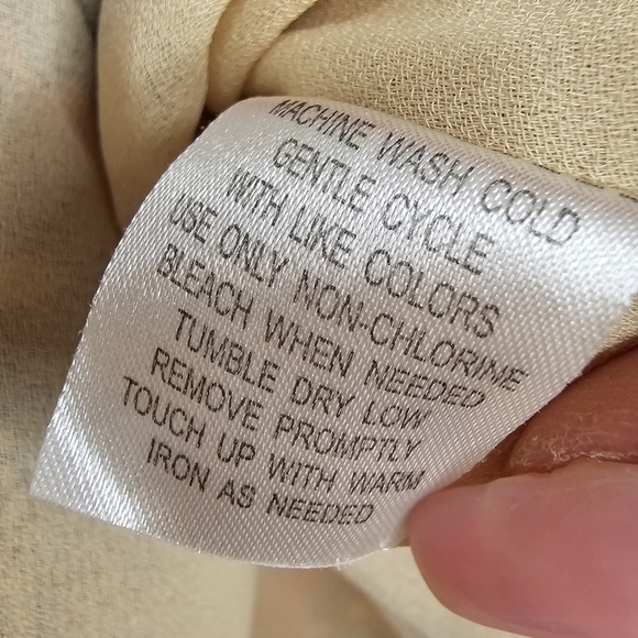 Boho floral multicolored over cream a-line tiered midi skirt - Picture 13 of 16